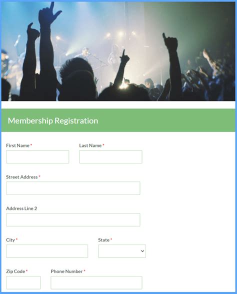 Membership Registration .